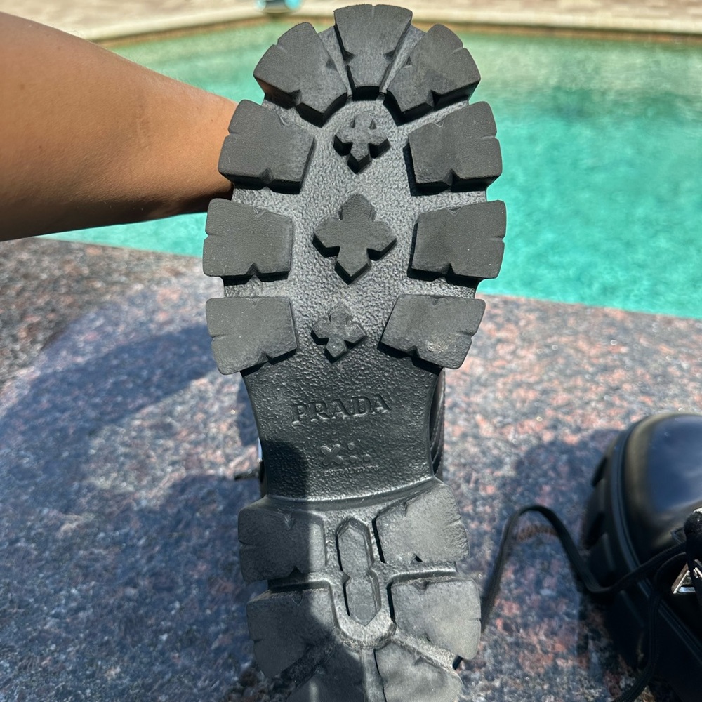 Prada Black Combat Boots - Picture 8 of 13